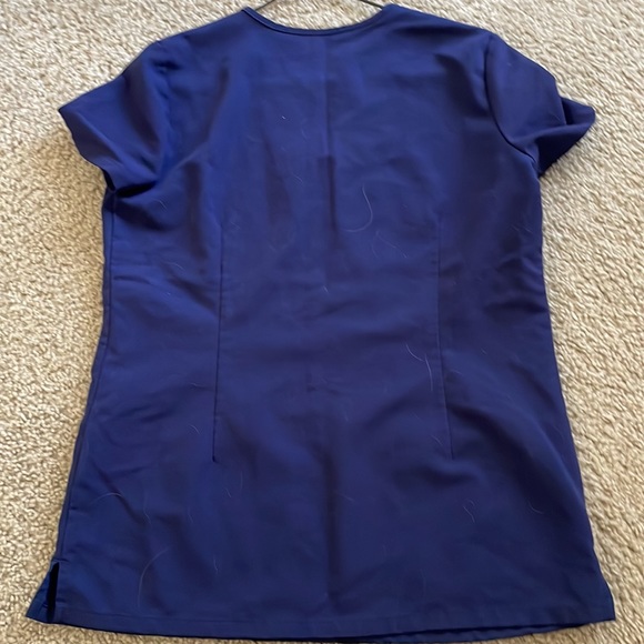 Figs Navy Blue Scrub Top - Picture 3 of 4